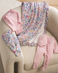 Newborn Favorites Gift Set Bundle / Zippy, Mini Cloud Blanket, Bodysuit, Fold Over Legging