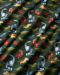 Roar & Explore Green Twin Sheet Set