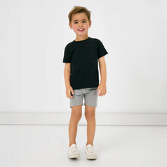 Black Short Sleeve Relaxed Pocket Tee