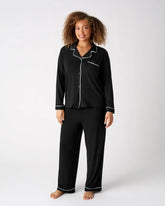 Black Women's Long Sleeve Pajama Set