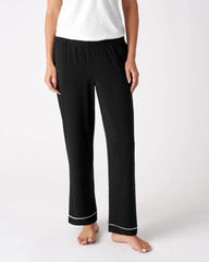Black Women's Long Sleeve Pajama Set