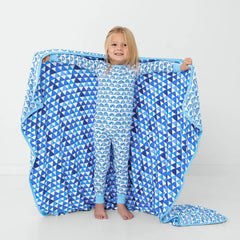 Blue Rainbows Large Cloud Blanket®