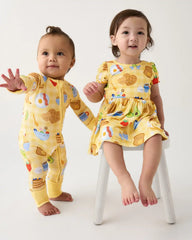 Breakfast Bunch Skater Dress with Bodysuit
