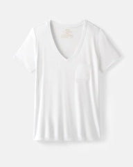 Bright White Women's Perfect Pocket Tee