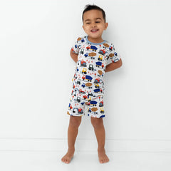 Two-Piece Short Sleeve & Shorts Pajama Set Bundle