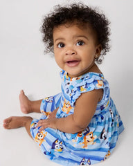 Bluey Dance All Day Flutter Skater Dress with Bodysuit