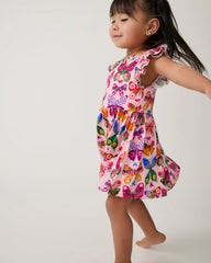Flutter Garden Skater Dress with Bodysuit