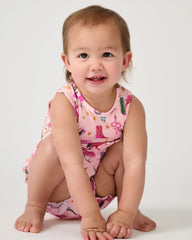 Pink Rancher Roundup Bubble Romper