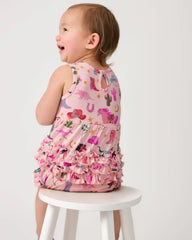 Pink Rancher Roundup Bubble Romper