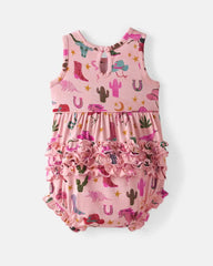 Pink Rancher Roundup Bubble Romper