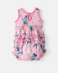Disney Mickey Mouse & Minnie Mouse Match Bubble Romper