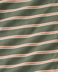Moss Stripe Pocket Shorty Romper