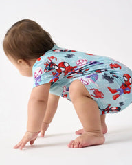 Spidey & His Amazing Friends Tiny Webs Pocket Shorty Romper