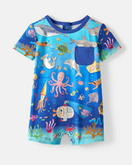 Underwater Discovery Pocket Shorty Romper