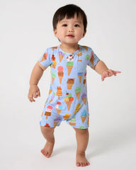 Scoop Squad Pocket Shorty Romper