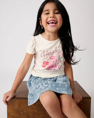 Howdy Cowgirl Puff Sleeve Tee