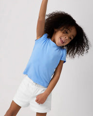 Blue Breeze Puff Sleeve Tee