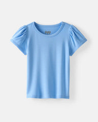 Blue Breeze Puff Sleeve Tee