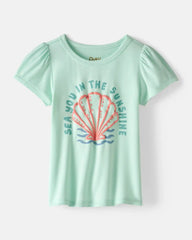 Sparkling Seas Puff Sleeve Tee