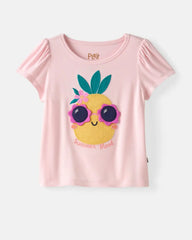 Summer Mood Puff Sleeve Tee