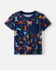 Blue Rancher Roundup Relaxed Pocket Tee