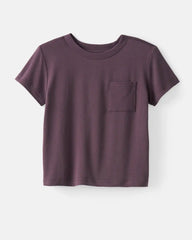 Vintage Plum Relaxed Pocket Tee