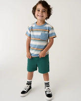 Explorer Stripes Relaxed Pocket Tee