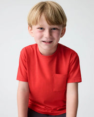 Red Ember Relaxed Pocket Tee