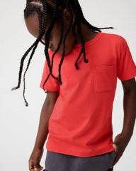 Red Ember Relaxed Pocket Tee
