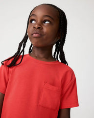 Red Ember Relaxed Pocket Tee