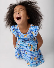 Bluey Dance All Day Flutter Skater Dress
