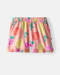 Fruit Frenzy Ruffle Shorts