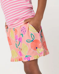 Fruit Frenzy Ruffle Shorts