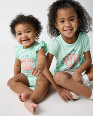 Sparkling Seas Flutter Bodysuit