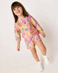 Fruit Frenzy Ruffle Shorts