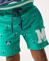 Disney Mickey Mouse Racket Rally Drawstring Shorts