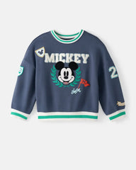 Disney Mickey Mouse Sports Club Drop Shoulder Crewneck