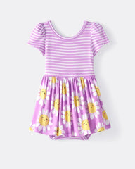 Flower Power Skater Dress with Bodysuit
