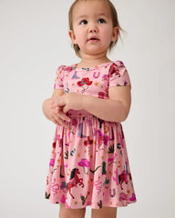 Pink Rancher Roundup Skater Dress with Bodysuit