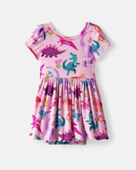 Roar & Explore Skater Dress with Bodysuit