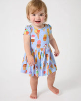 Scoop Squad Skater Dress with Bodysuit