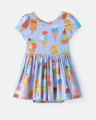 Scoop Squad Skater Dress with Bodysuit