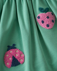 Garden Party Short Sleeve Dress with Bloomer