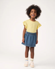 Midwash Blue Denim Skort