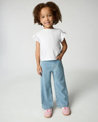 Bright White Flutter Tee
