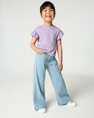 Heather Lavender Flutter Tee