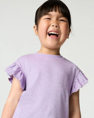 Heather Lavender Flutter Tee
