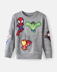 Spidey & His Amazing Friends Mighty City Heroes Crewneck Sweatshirt