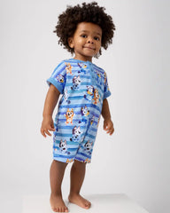Bluey Dance All Day Dolman Henley Romper