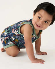 Tropical Garden Henley Romper